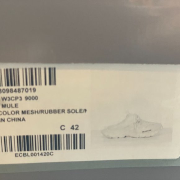 BALENCIAGA Women's Track Cutout Mules Backless Trainers Sneakers Shoes - Picture 10 of 10